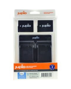 Jupio Kit: 2X Battery DMW-BLC12E + USB Duo Charger