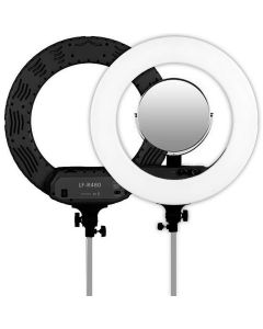 Caruba Round Vlogger 18 inch LED set Economy met tas - Black