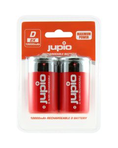 Jupio Rechargeable Batteries D 10.000mAh 2 pcs