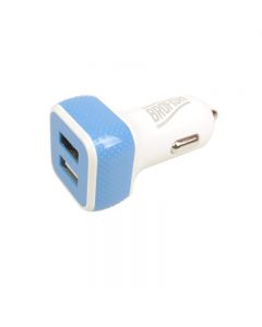 Brofish USB Carcharger Duo wit/blauw